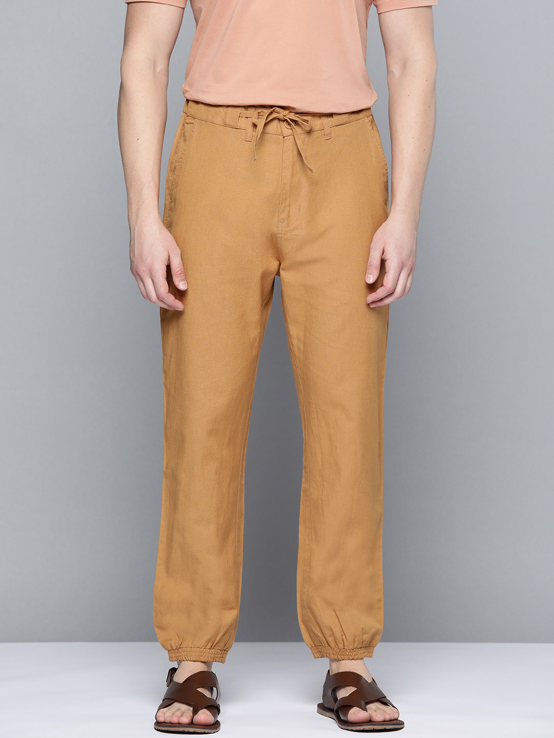 ether Men Cotton Linen Joggers