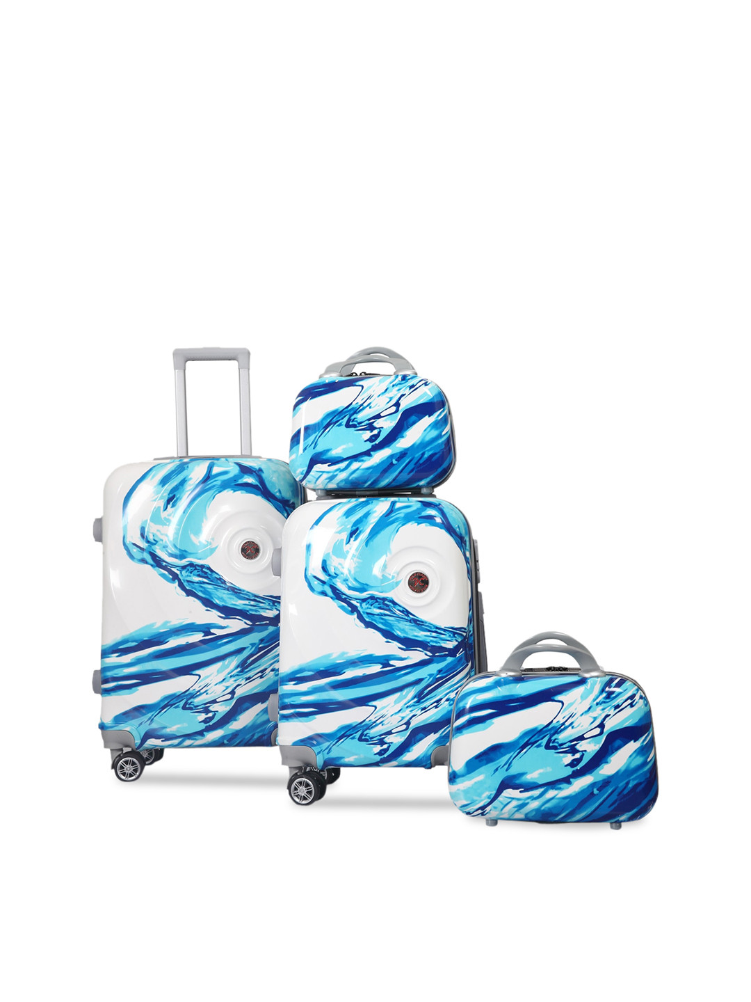 Polo Class Set of 4 Trolley Bag With Vanity