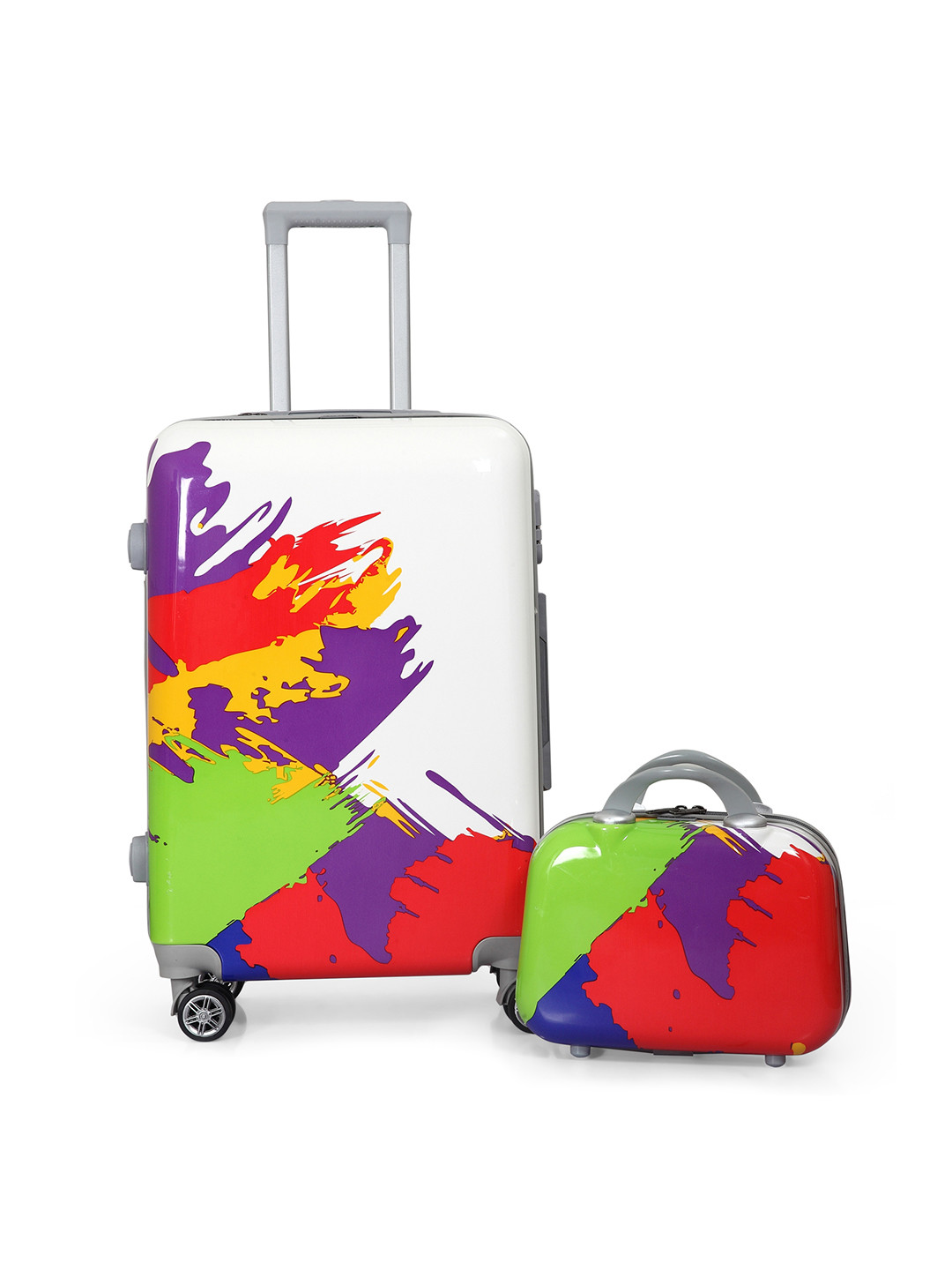 Polo Class Set Of 2 Hard-Sided Trolley Suitcase & Vanity Bag