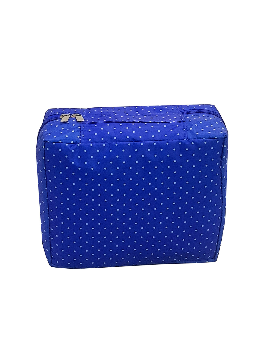 atorakushon  Blue & White Printed Makeup Storage Bag Jewellery Organisers