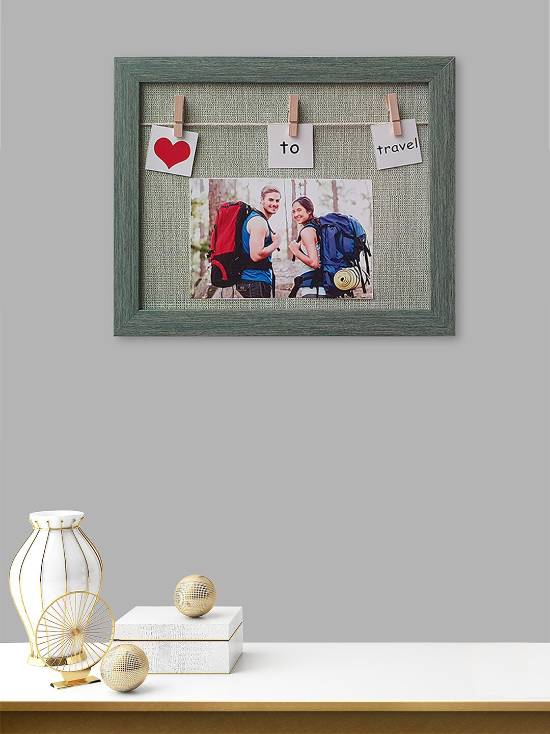 Art Street Grey Solid Rectangle Wall Hanging Photo Frame