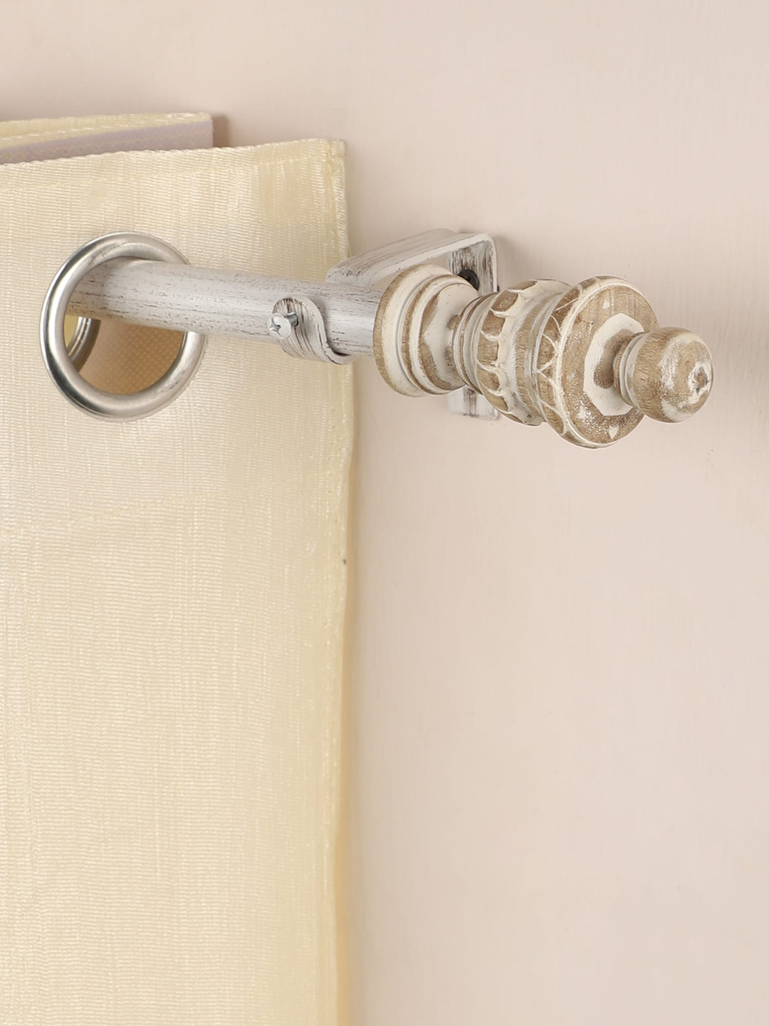 The Decor Mart Set of 4 Extendable Curtain Rods With Brackets