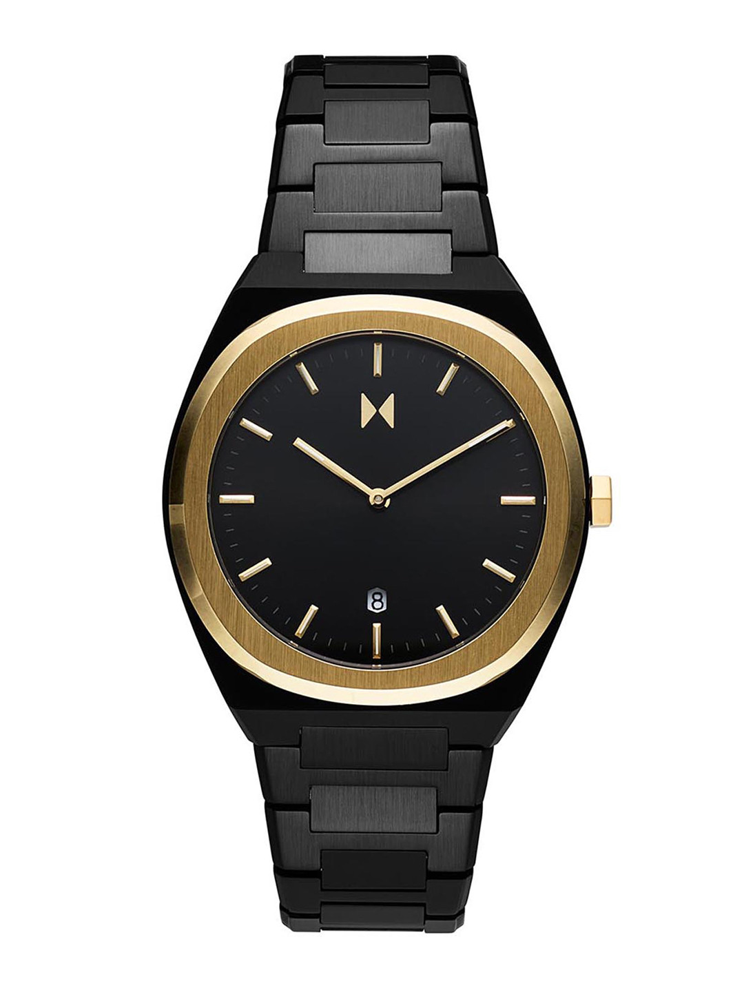 MVMT Men Black Dial & Stainless Steel Bracelet Style Straps Analogue Watch 28000169