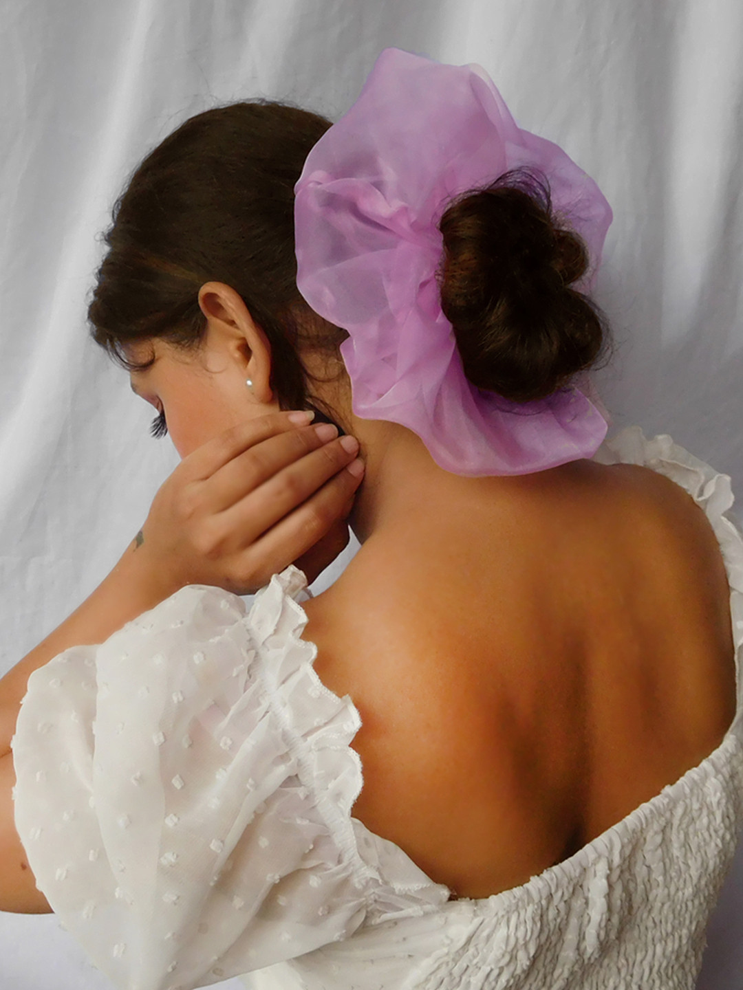 Soho Boho Studio Women Purple Ponytail Holder