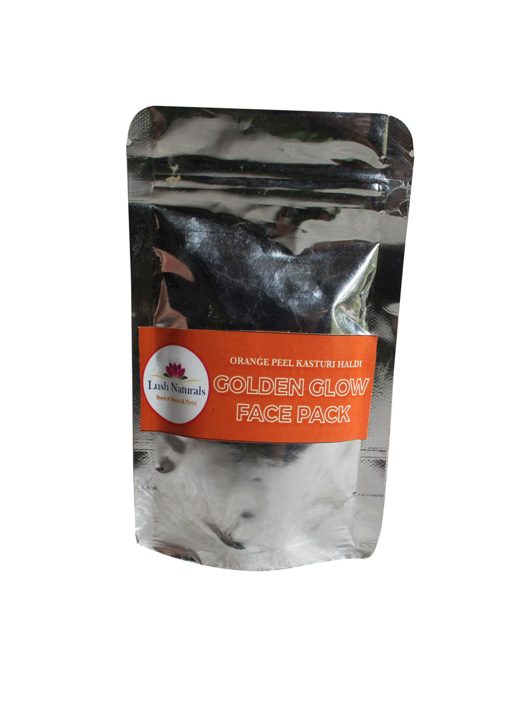 Lush Naturals Orange Peel Kasturi Haldi Golden Glow Face Pack 50 g
