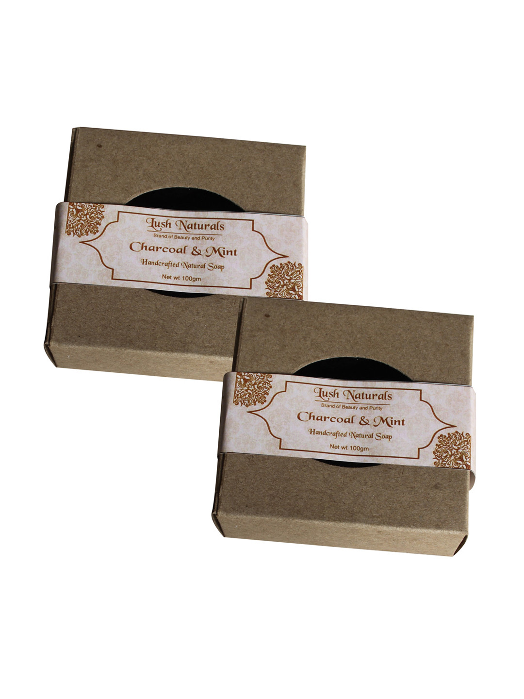 Lush Naturals Charcoal & Mint Handcrafted Natural Soap 100 g