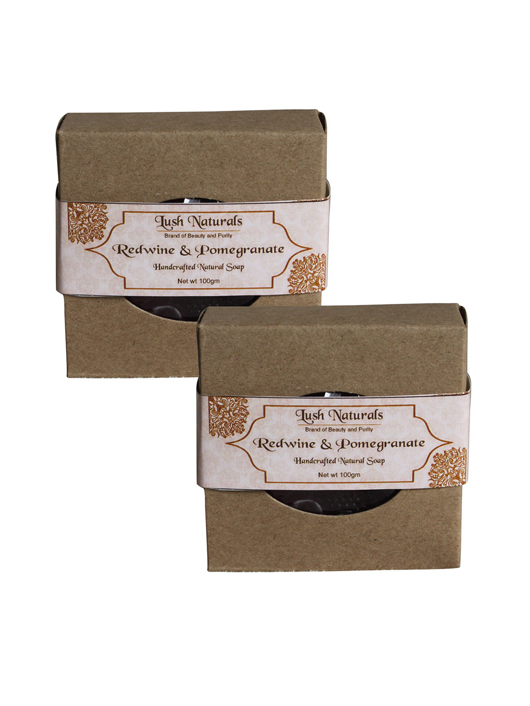 Lush Naturals Redwine & Pomegranate Handcrafted Natural Soap 100 g