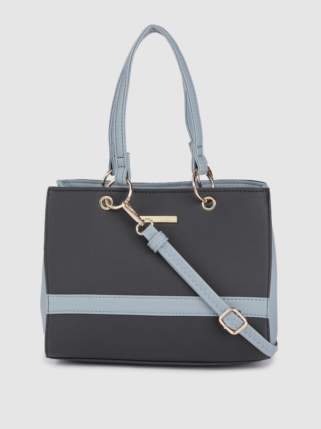 Caprese Seri Women Navy Small Satchel Bag