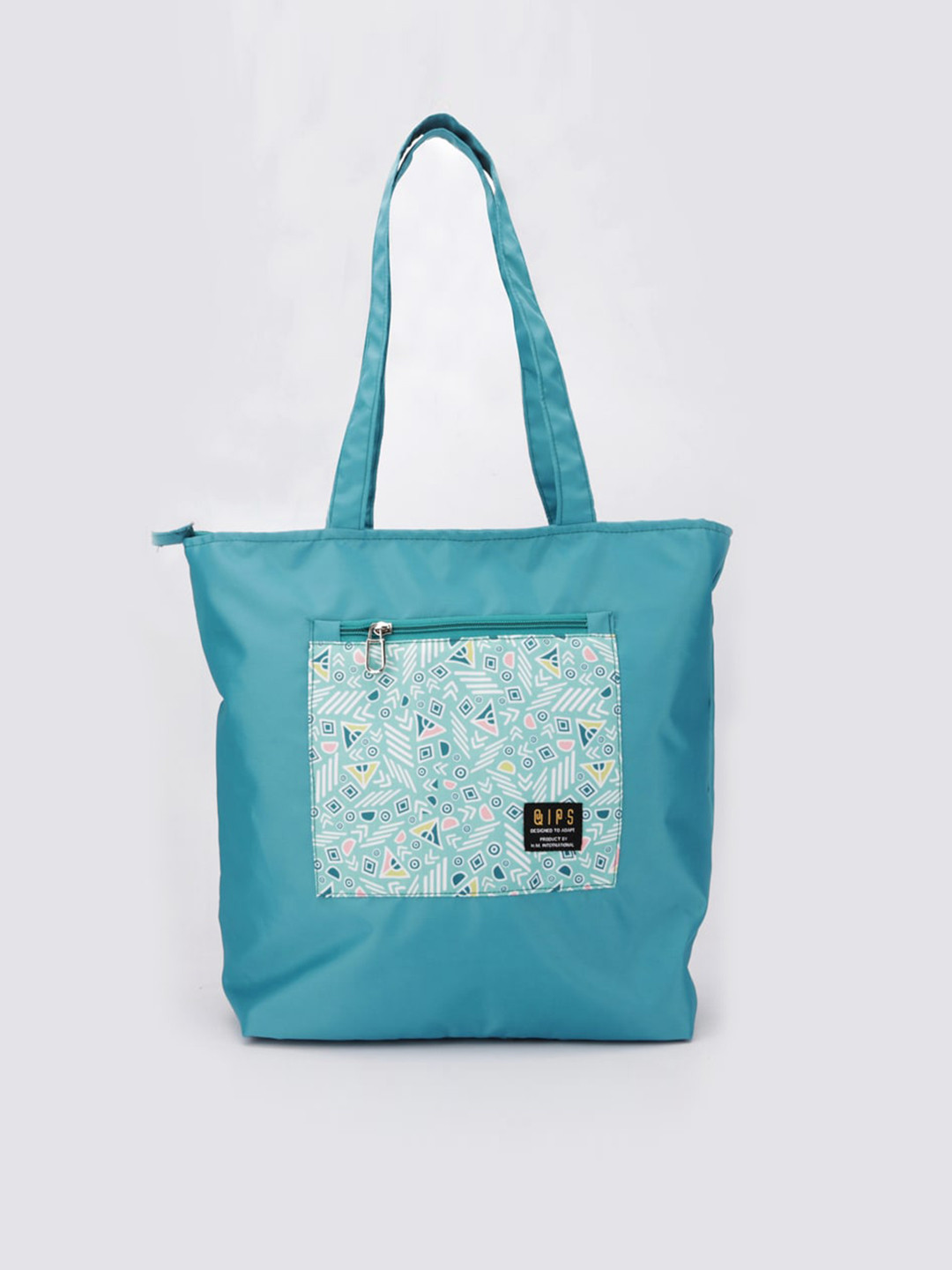 QIPS Blue Shopper Tote Bag