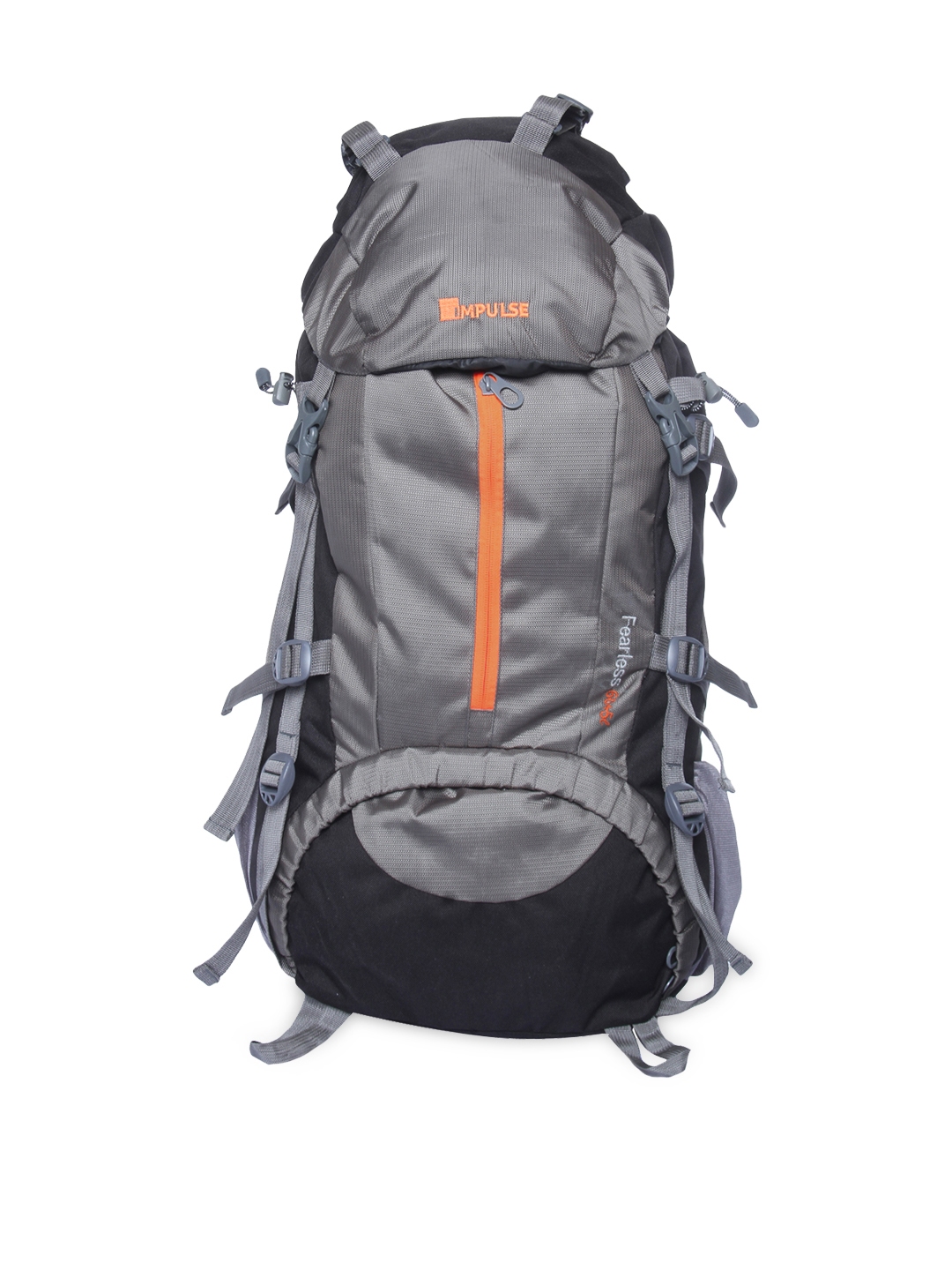 impulse 65 ltrs blue trekking backpack