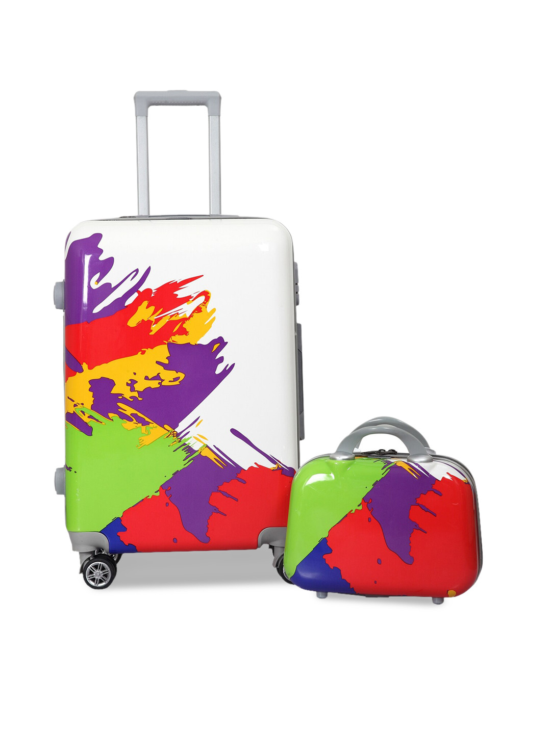 Polo Class Set Of 2 Hard-Sided Trolley Suitcase & Vanity Bag