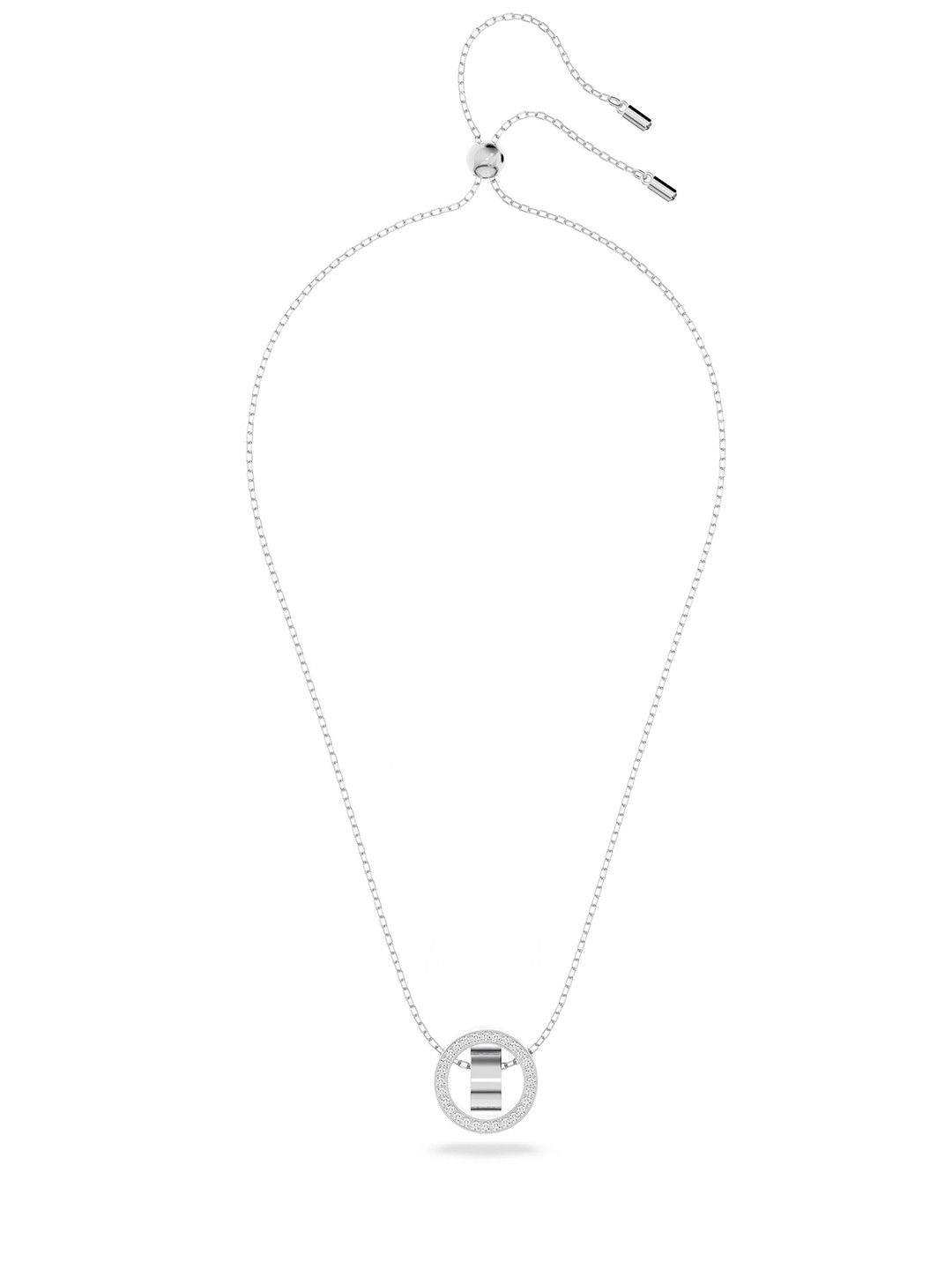 SWAROVSKI White Rhodium-Plated Necklace