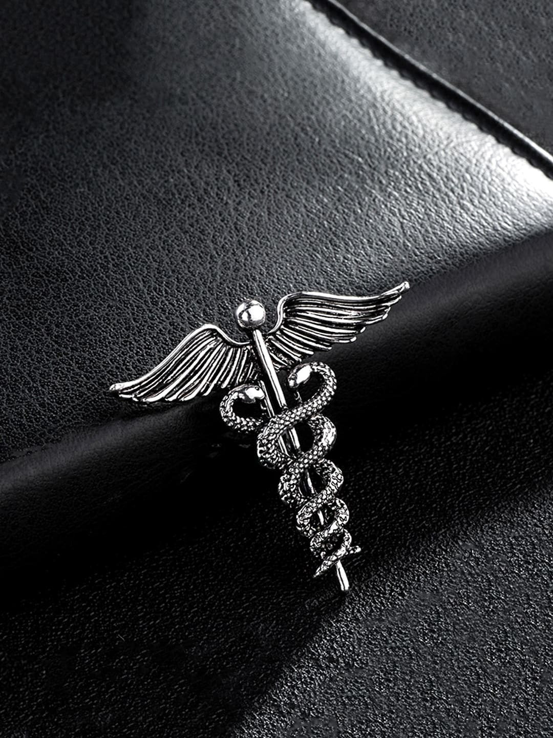 Yellow Chimes Black Doctors Symbol Lapel Pin