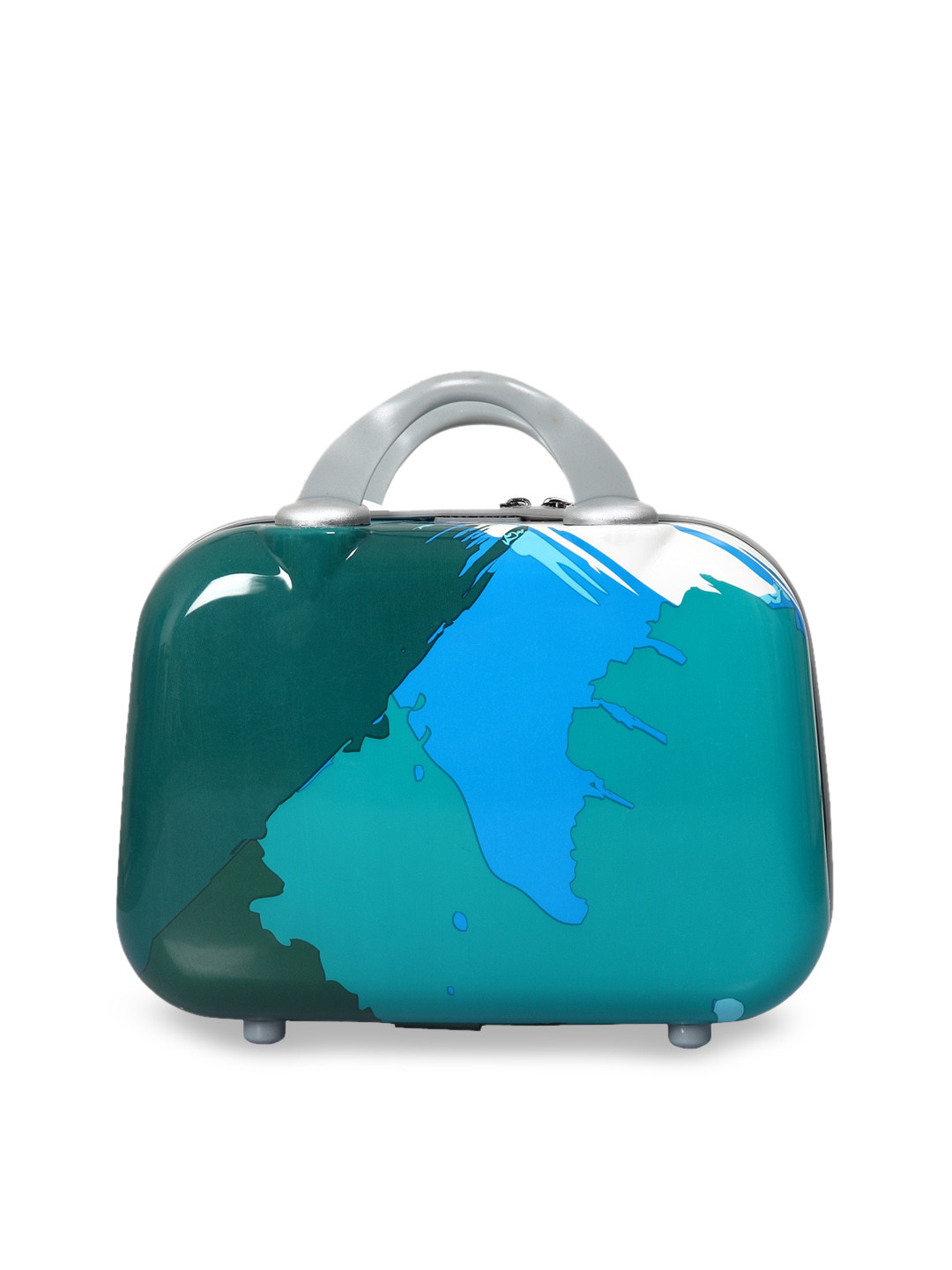 Polo Class Blue Graphic Printed Vanity Bag