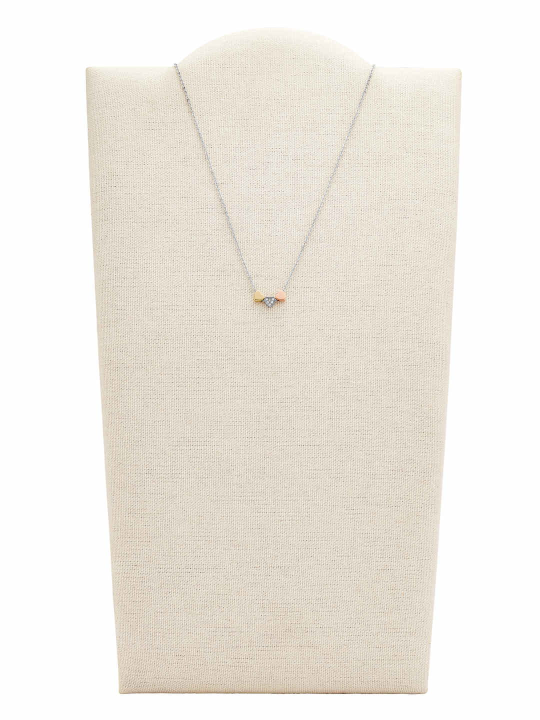 Fossil Women Silver-Toned & Gold-Toned Minimal Chain Necklace