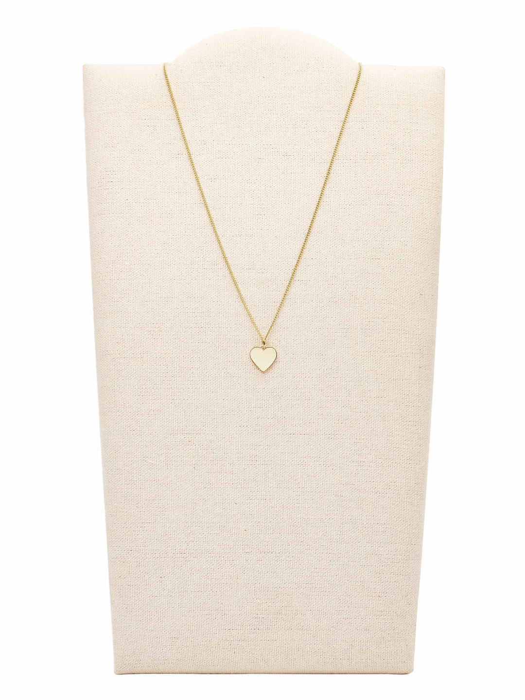 Fossil Women Gold-Plated Heart Shaped Necklace