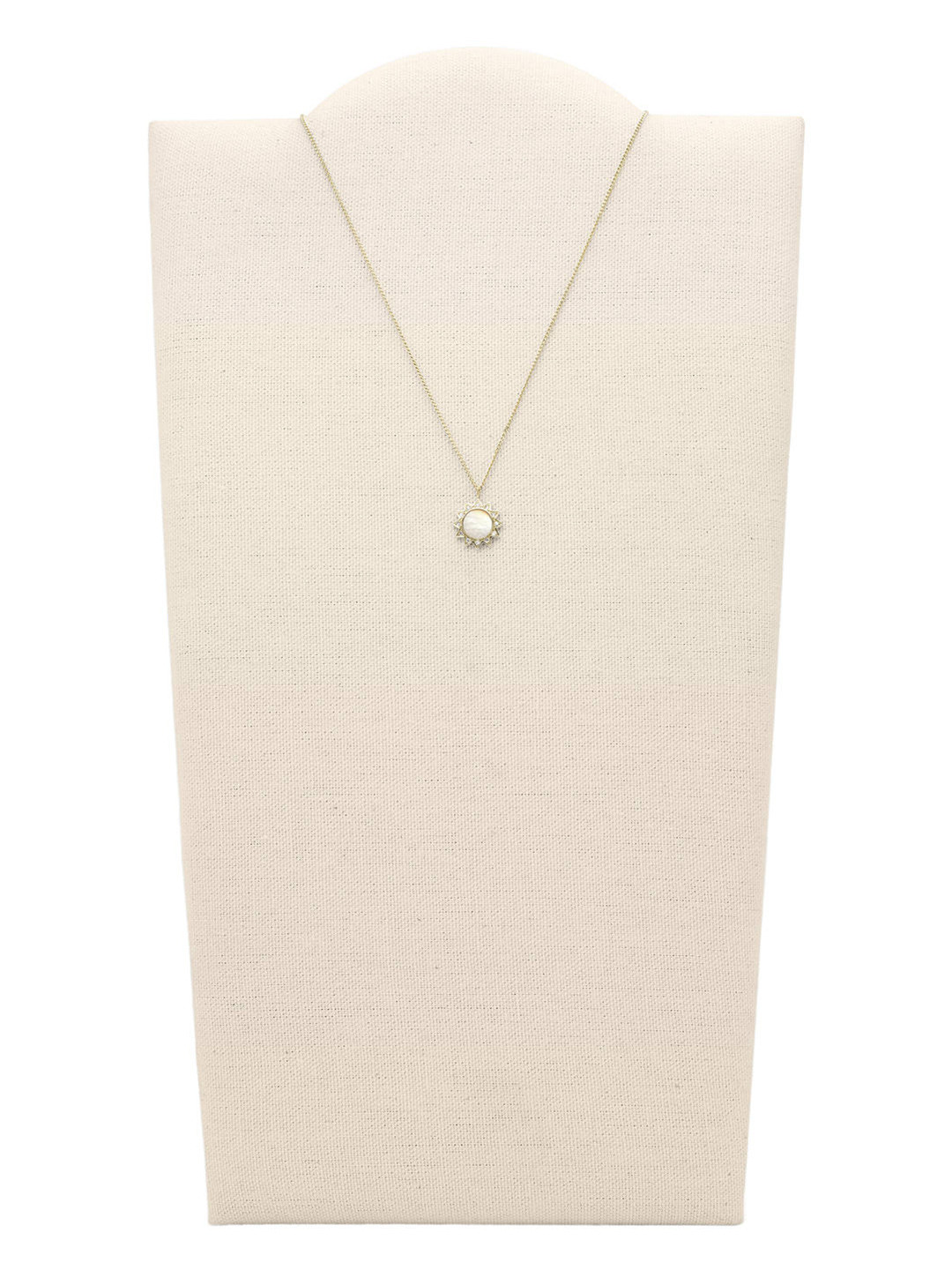 Fossil Women Gold Plated Vintage Glitz Necklace