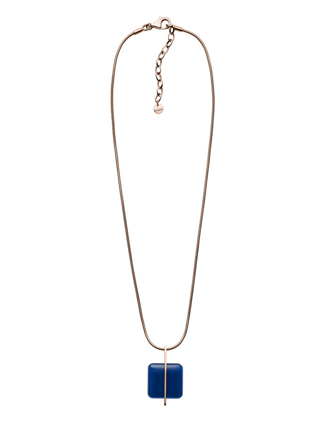 SKAGEN Rose Gold & Blue Rose Gold-Plated Necklace