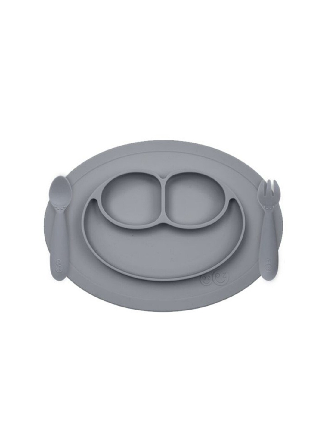 ezpz Grey Mini Feeding Set