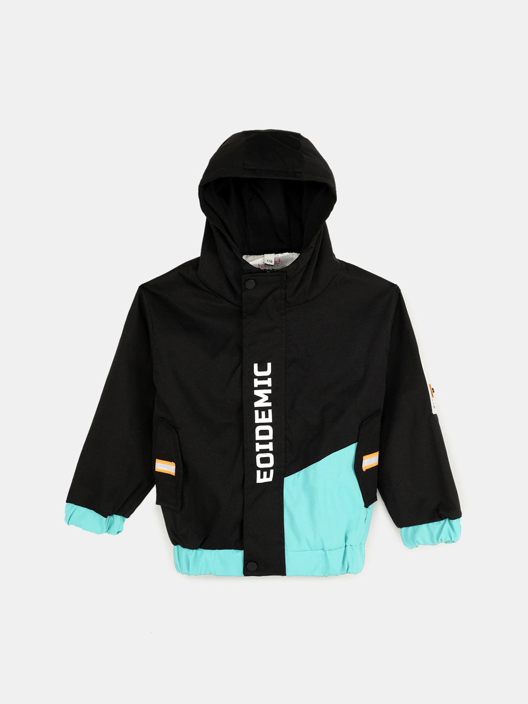 Hopscotch Boys Black Blue Bomber Jacket