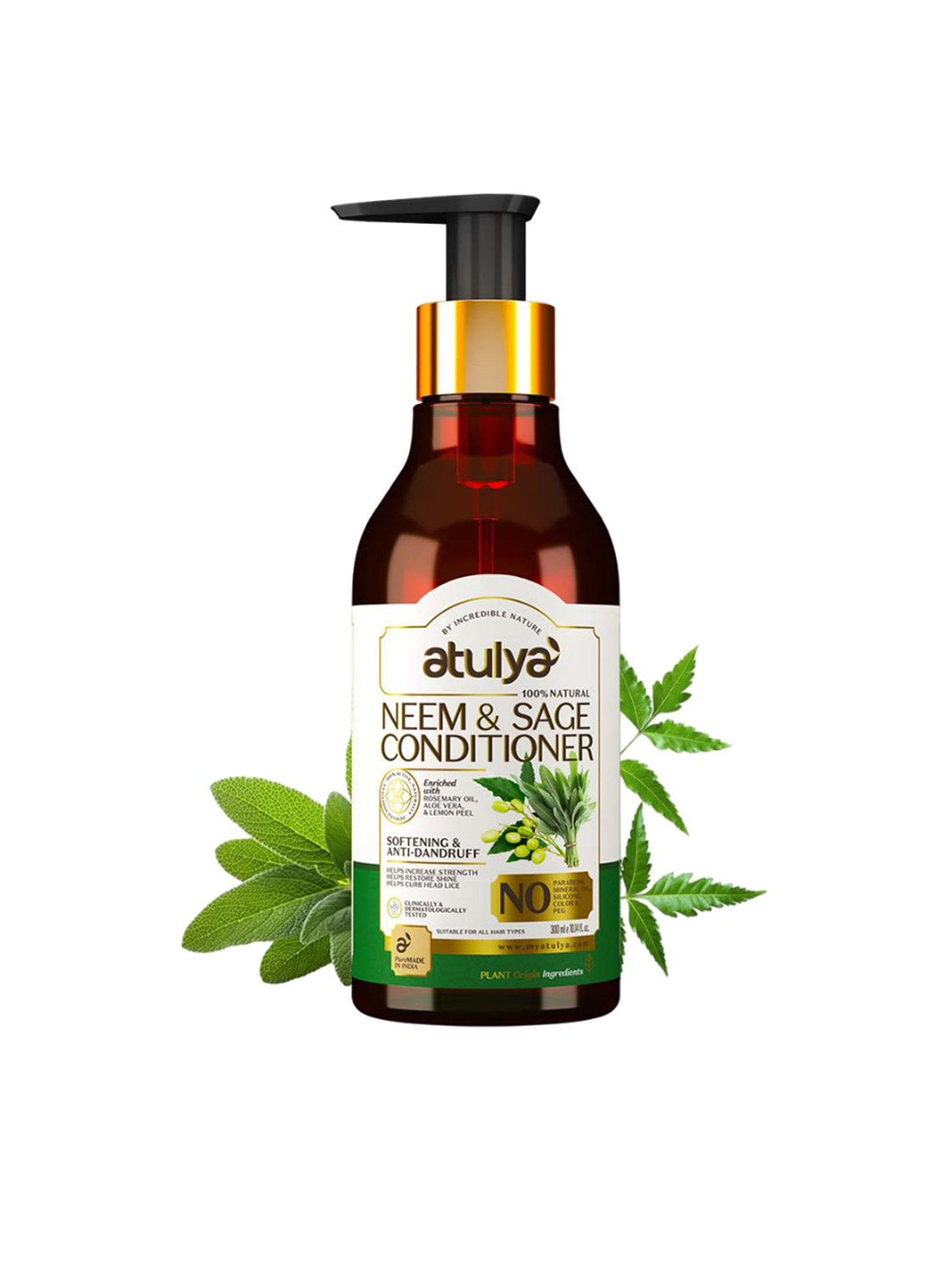 Atulya Neem & Sage Anti-Dandruff Hair Conditioner - 300 ml