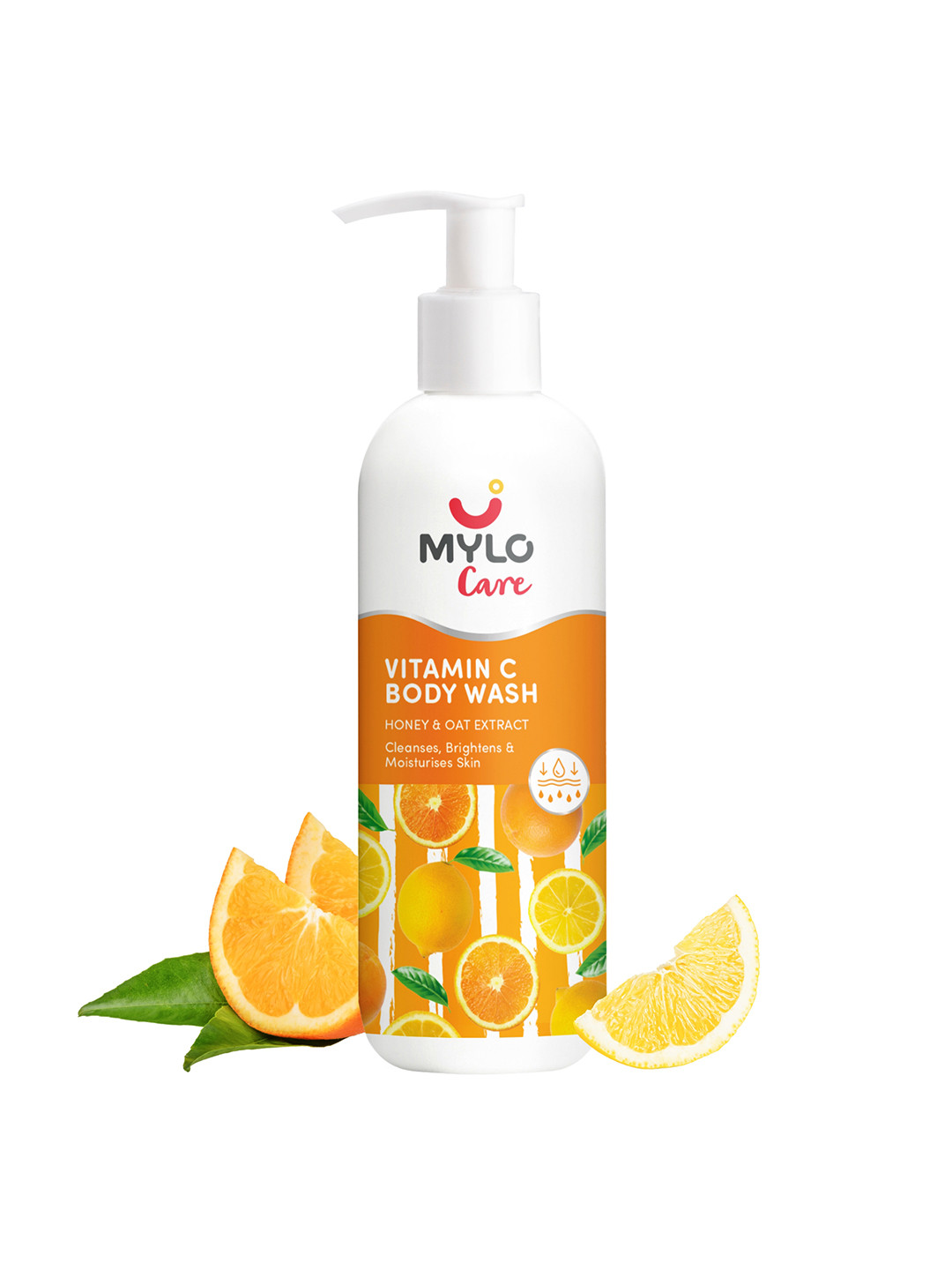 MYLO CARE Vitamin C Body Wash with Honey & Vitamin E - 275 ml