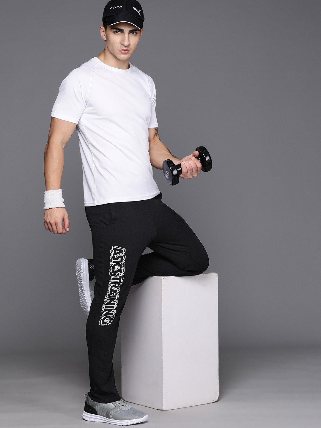 ASICS Men Vertical Graphic Running Track Pants