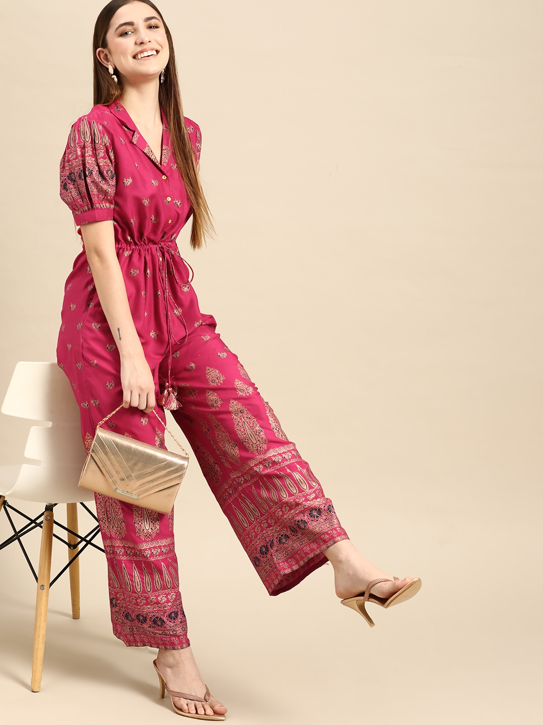 The Dahlia Layered Jumpsuit | Ethnic Clothing Store Online In Mumbai - Anj-calidas.vn