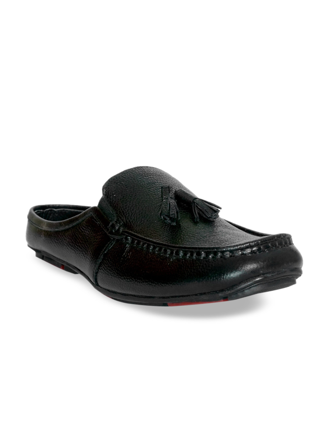 LA BOTTE Men Black Leather Mules