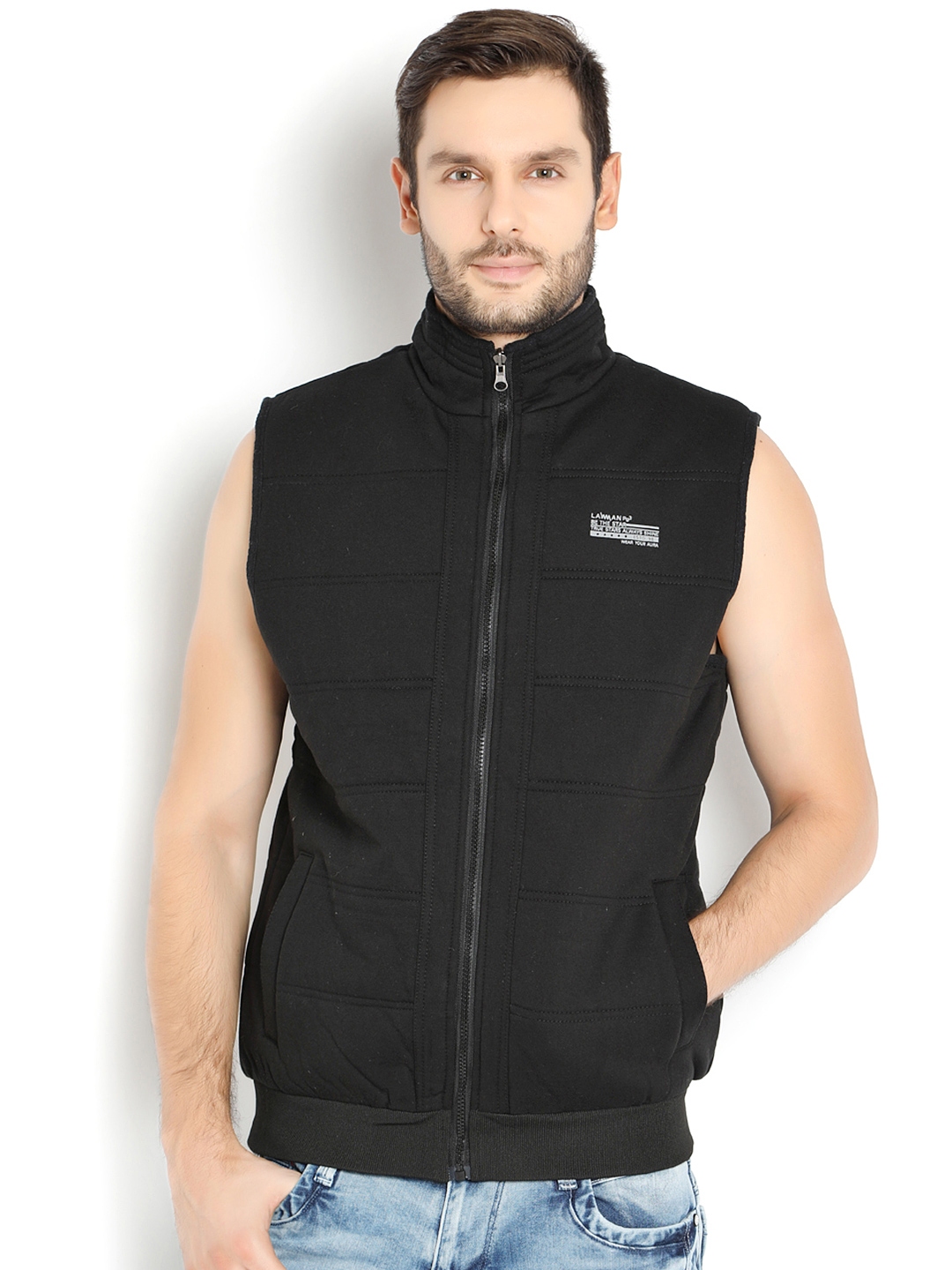 Half sleeve jackets clearance for mens myntra