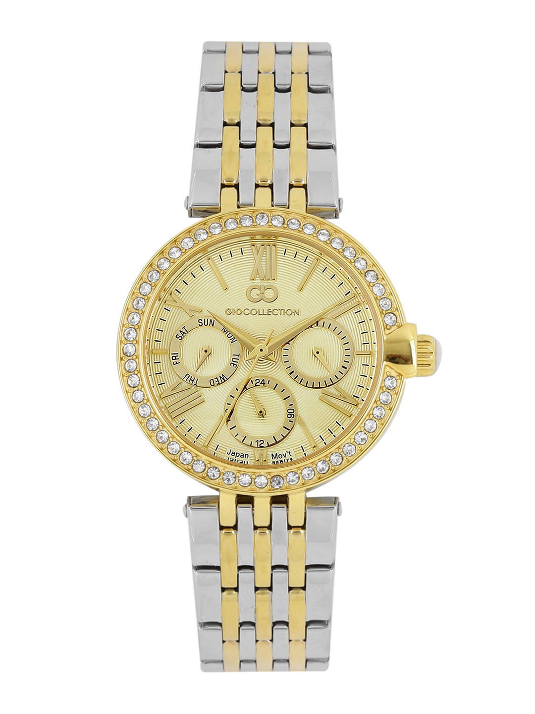 GIO COLLECTION Women Gold-Toned Multifunctional Analogue Watch G2026-22