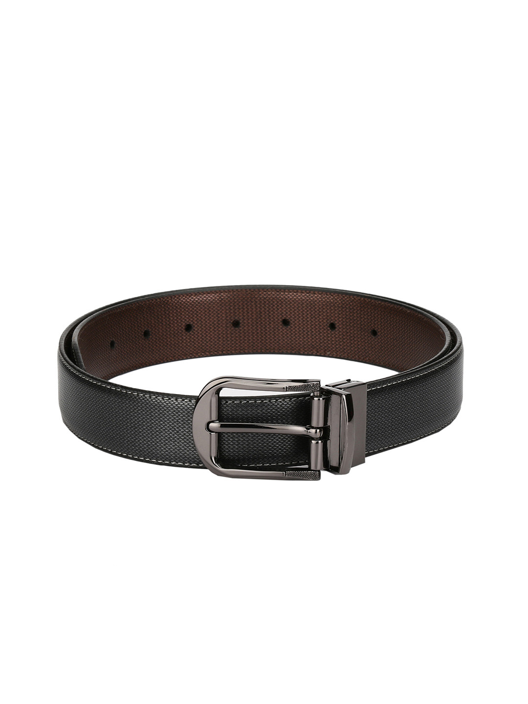 Pacific Gold Men Black & Brown Reversible Belt