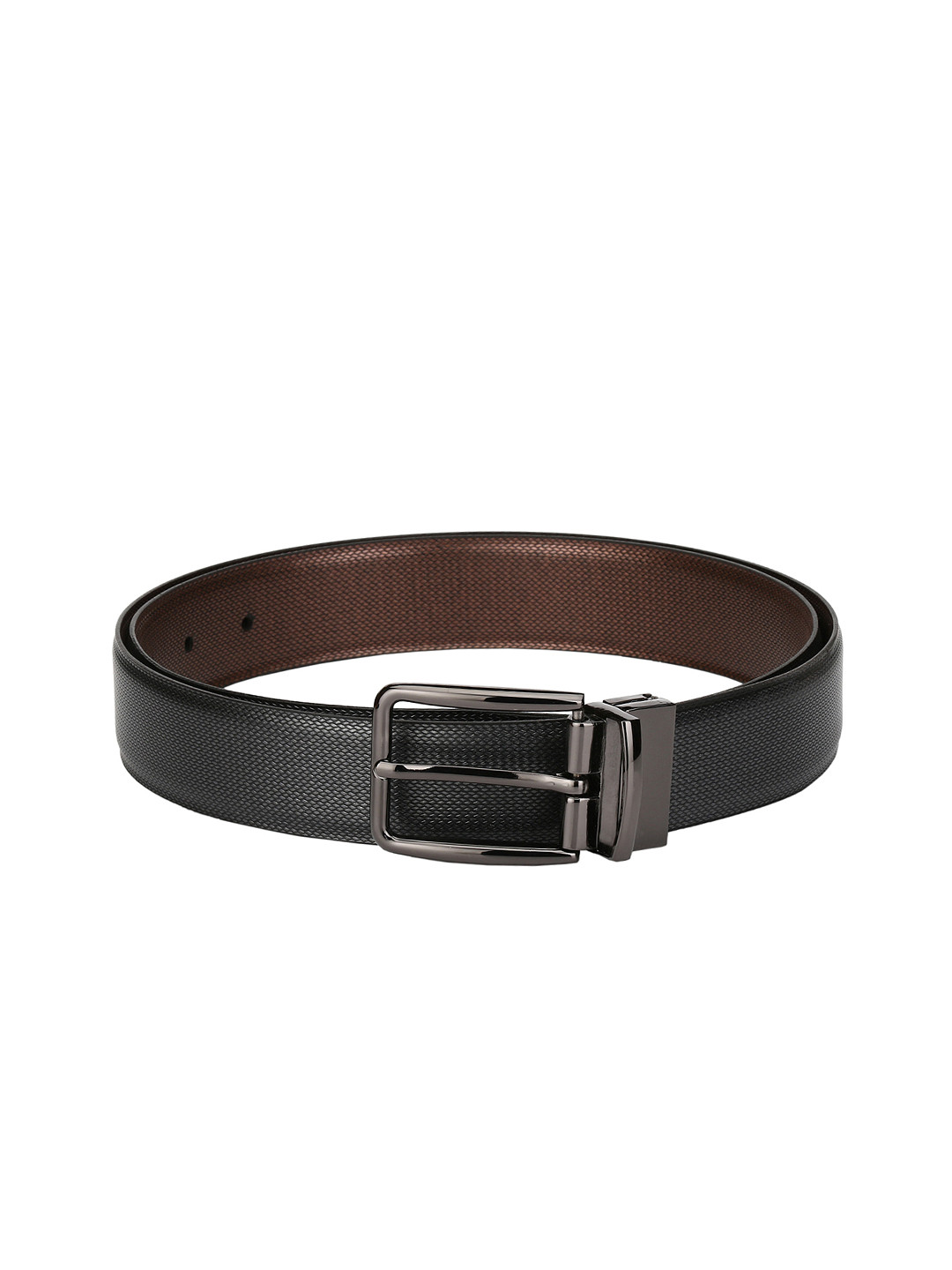 Pacific Gold Men Black & Brown Reversible Belt