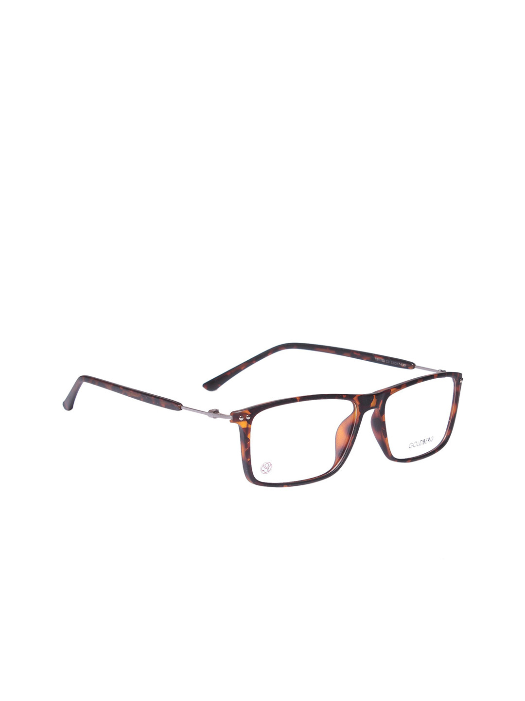 Ted Smith Unisex Brown Full Rim Wayfarer Frames TS9003_C3-Brown