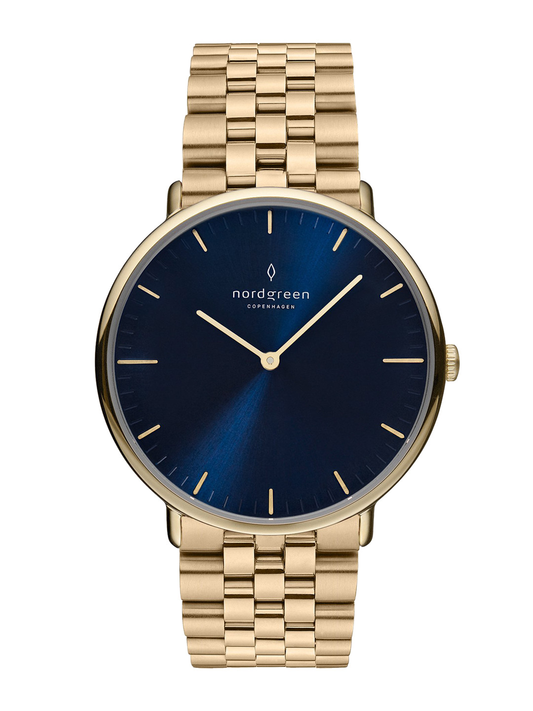 Nordgreen Unisex Gold-Toned Dial Bracelet Style Straps Analogue Watch NR36GO5LGONA