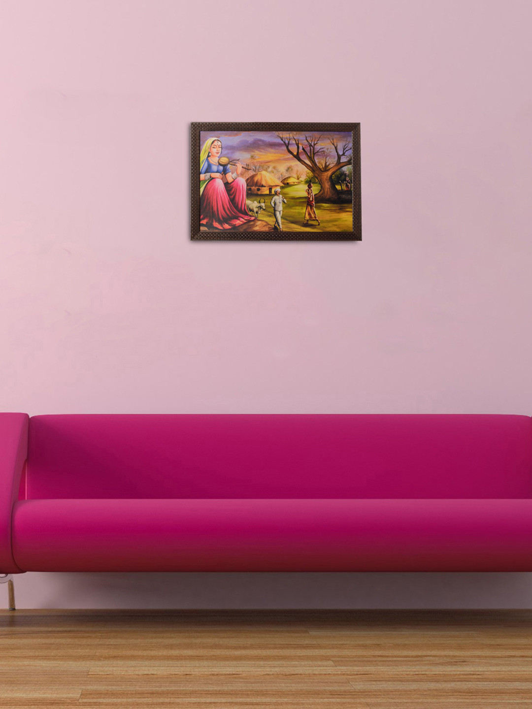 eCraftIndia Paper Wall Rectangle Paintings Wall Art - 14 x 20In