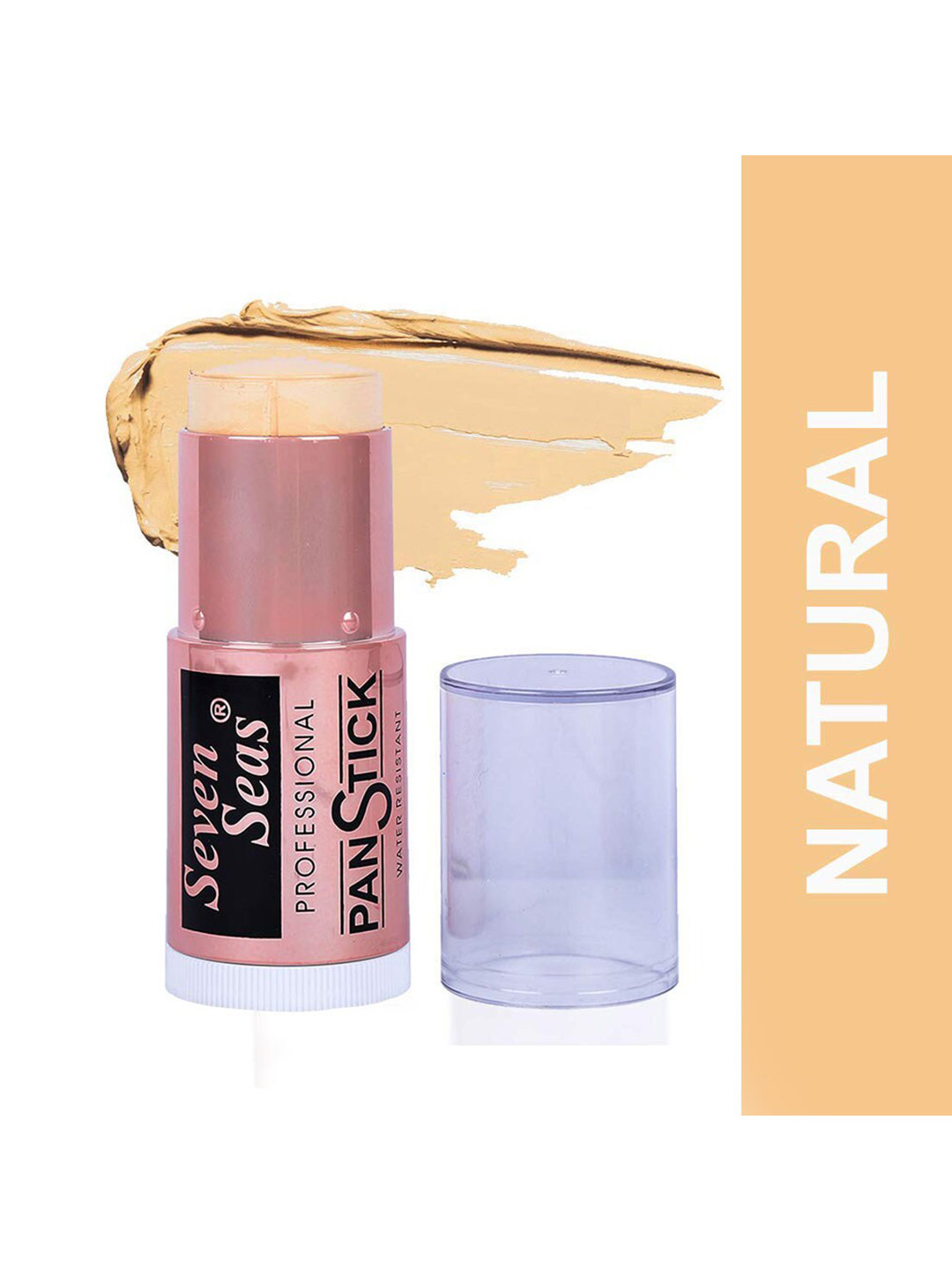 Seven Seas Water Proof High Coverage PanStick Foundation 101-Natural