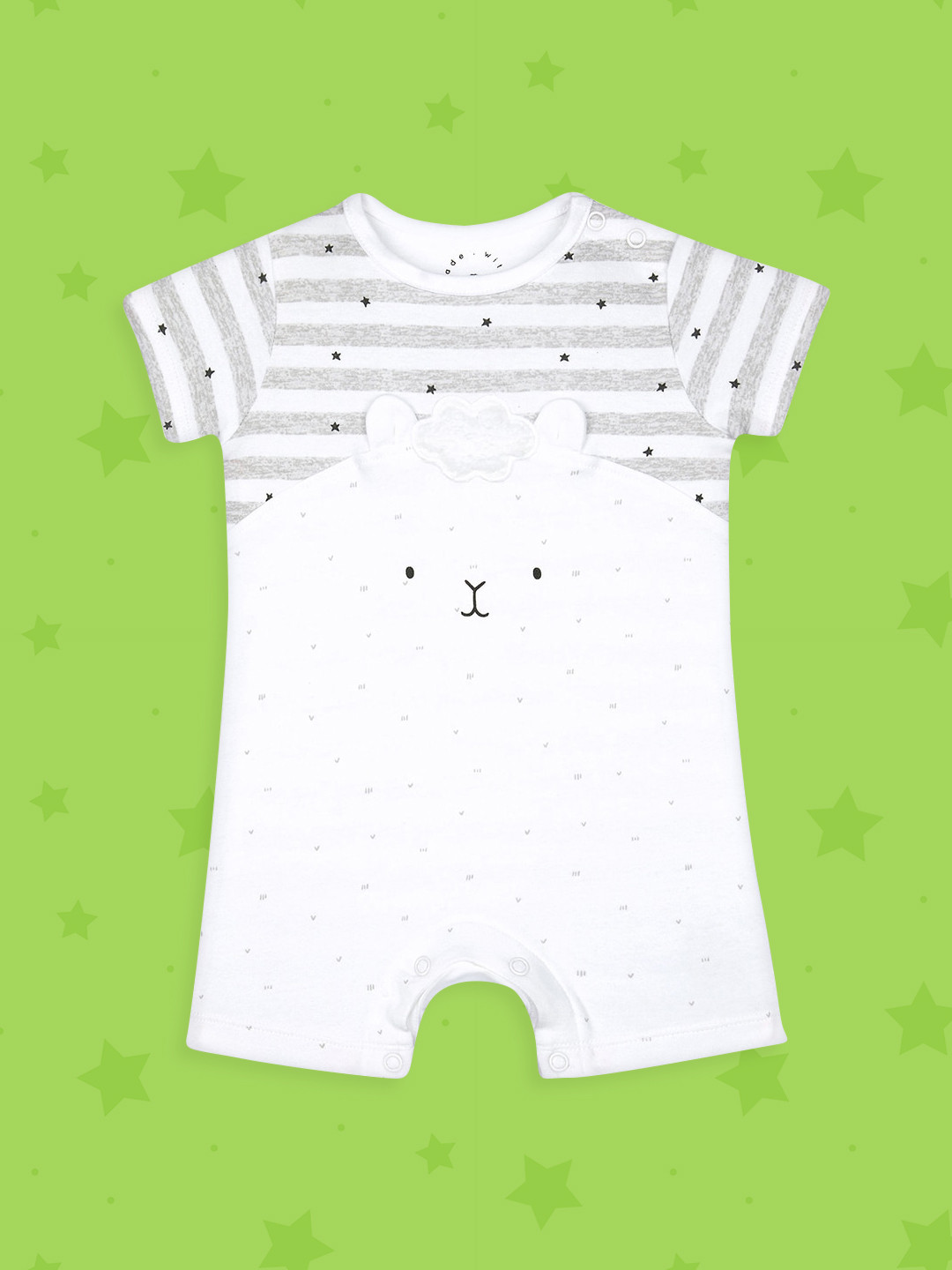 mothercare Infant Kids White Rompers