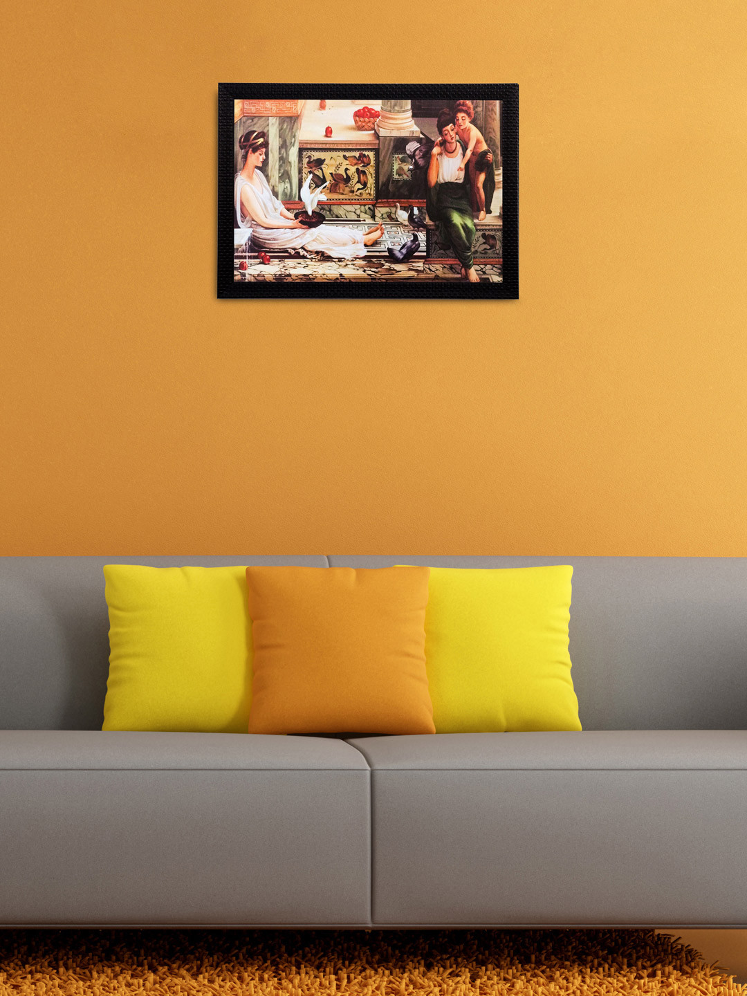 eCraftIndia Multicoloured Still Life View Matt Textured Wall Art