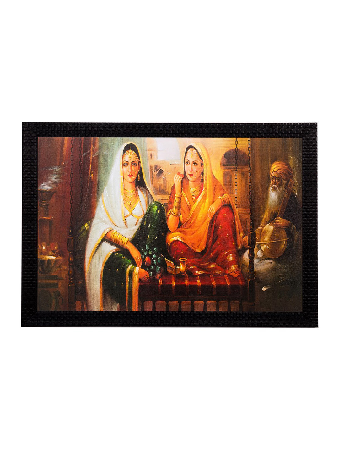 eCraftIndia Multicoloured Still Life View Matt Textured Wall Art