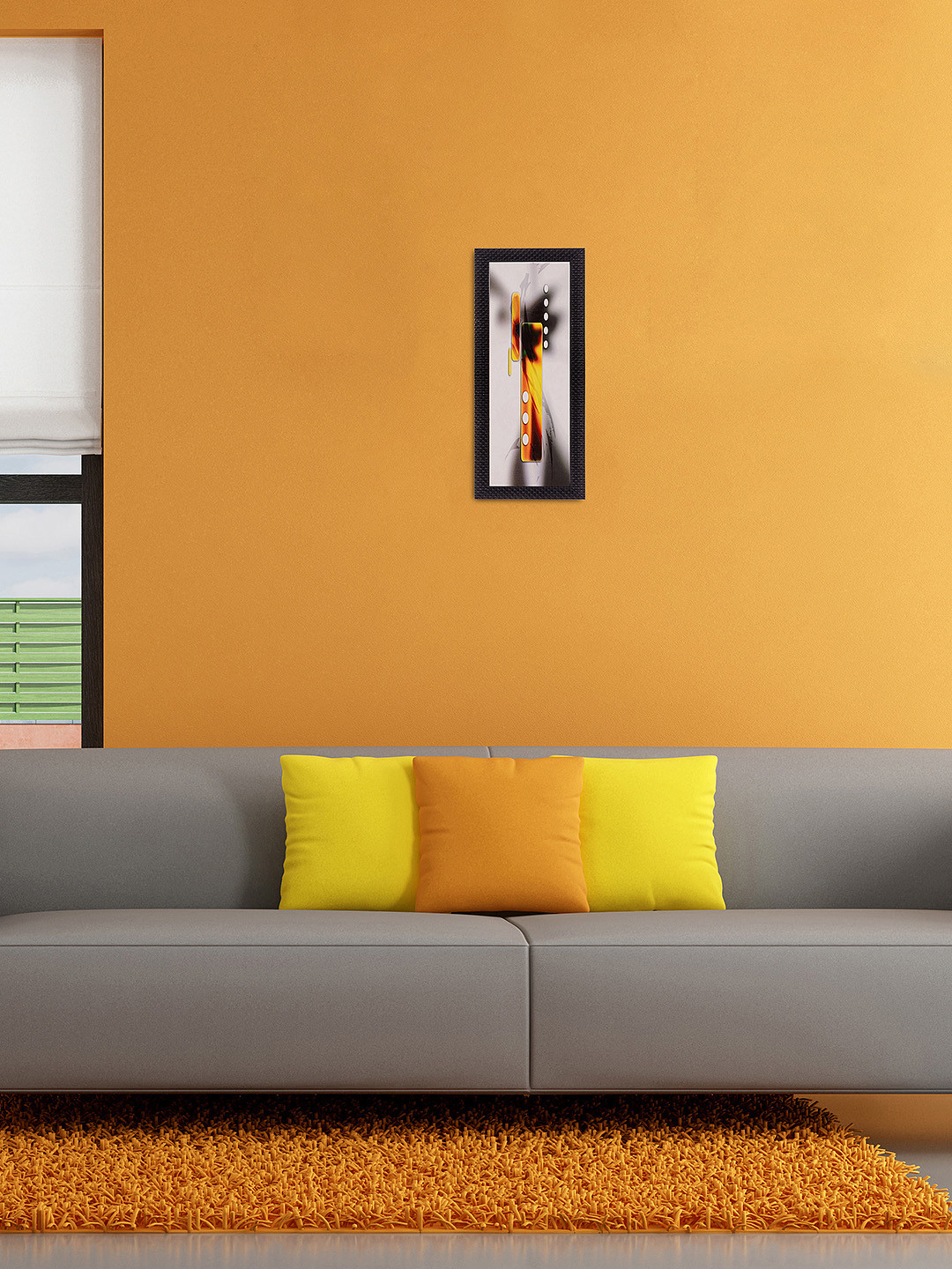 eCraftIndia Paper Wall Rectangle Paintings Wall Art - 16 x 7 In