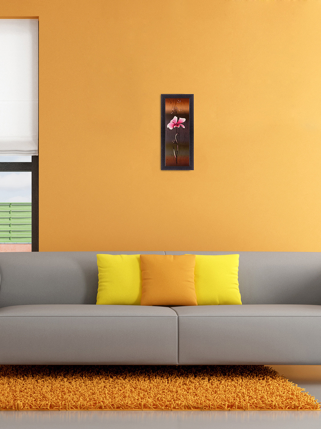 eCraftIndia Paper Wall Rectangle Paintings Wall Art -16 x 7 In