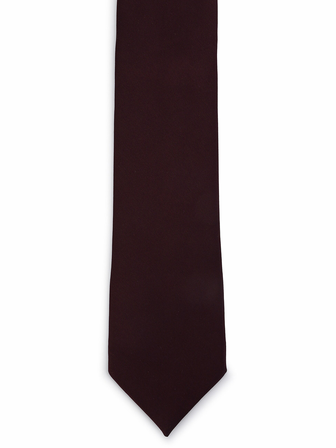 Calvadoss Men Purple Woven Design Broad Tie
