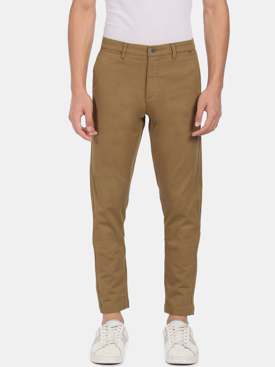 U S Polo Assn Men Brown Trousers