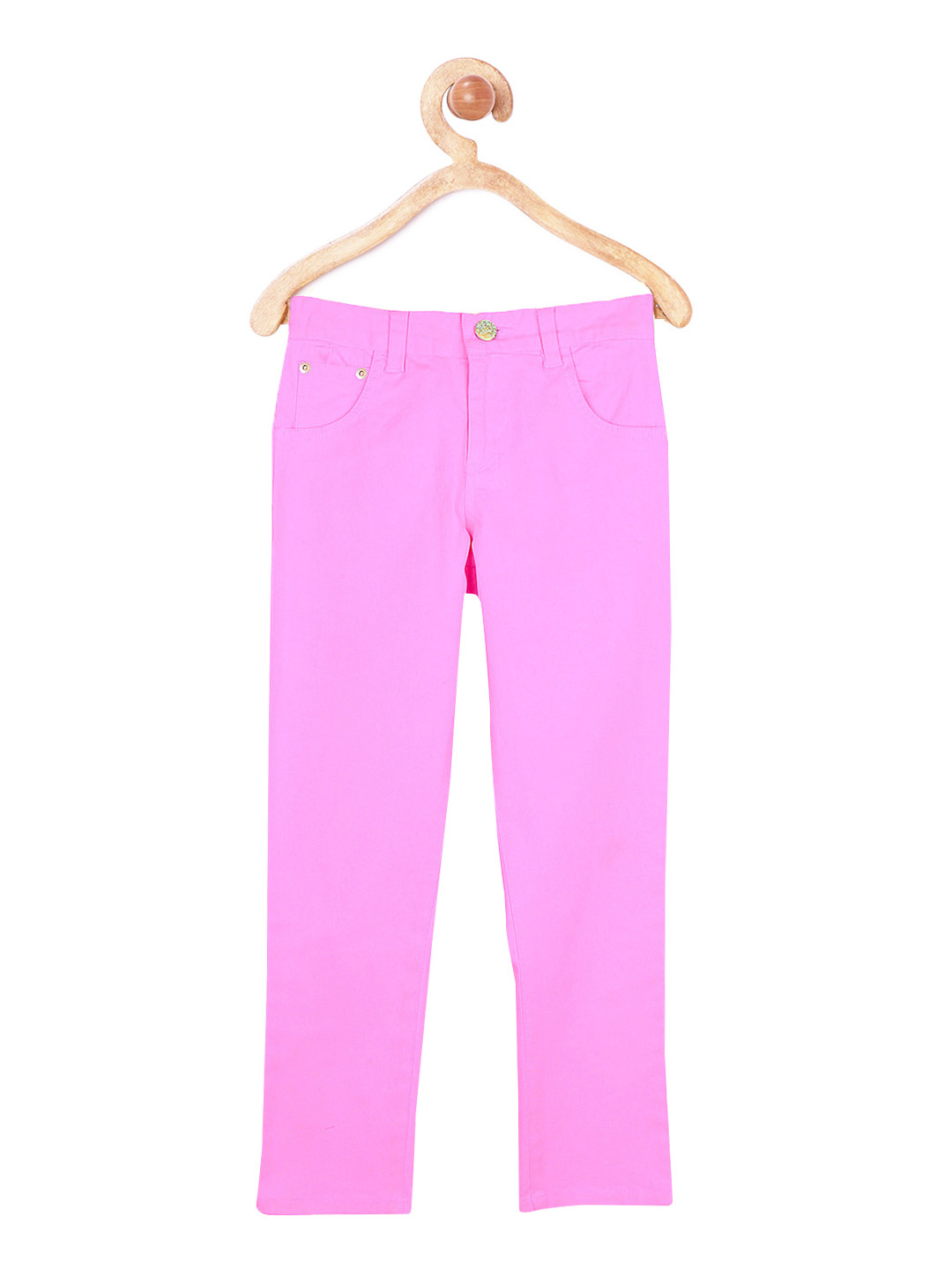 Cherry Crumble Girls Purple Regular Fit Mid-Rise Clean Look Jeans