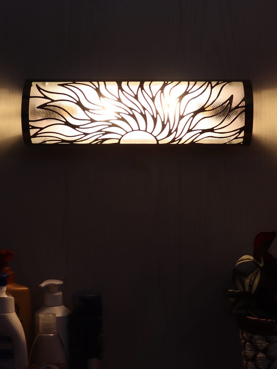 Devansh Gold-Toned Antique Bath Light