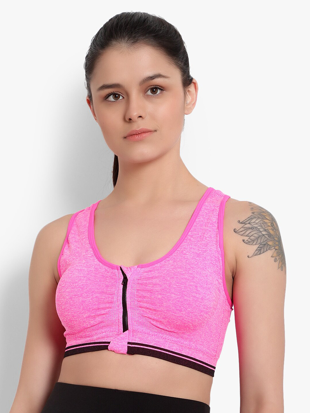 BRACHY Pink Workout Bra Lightly Padded