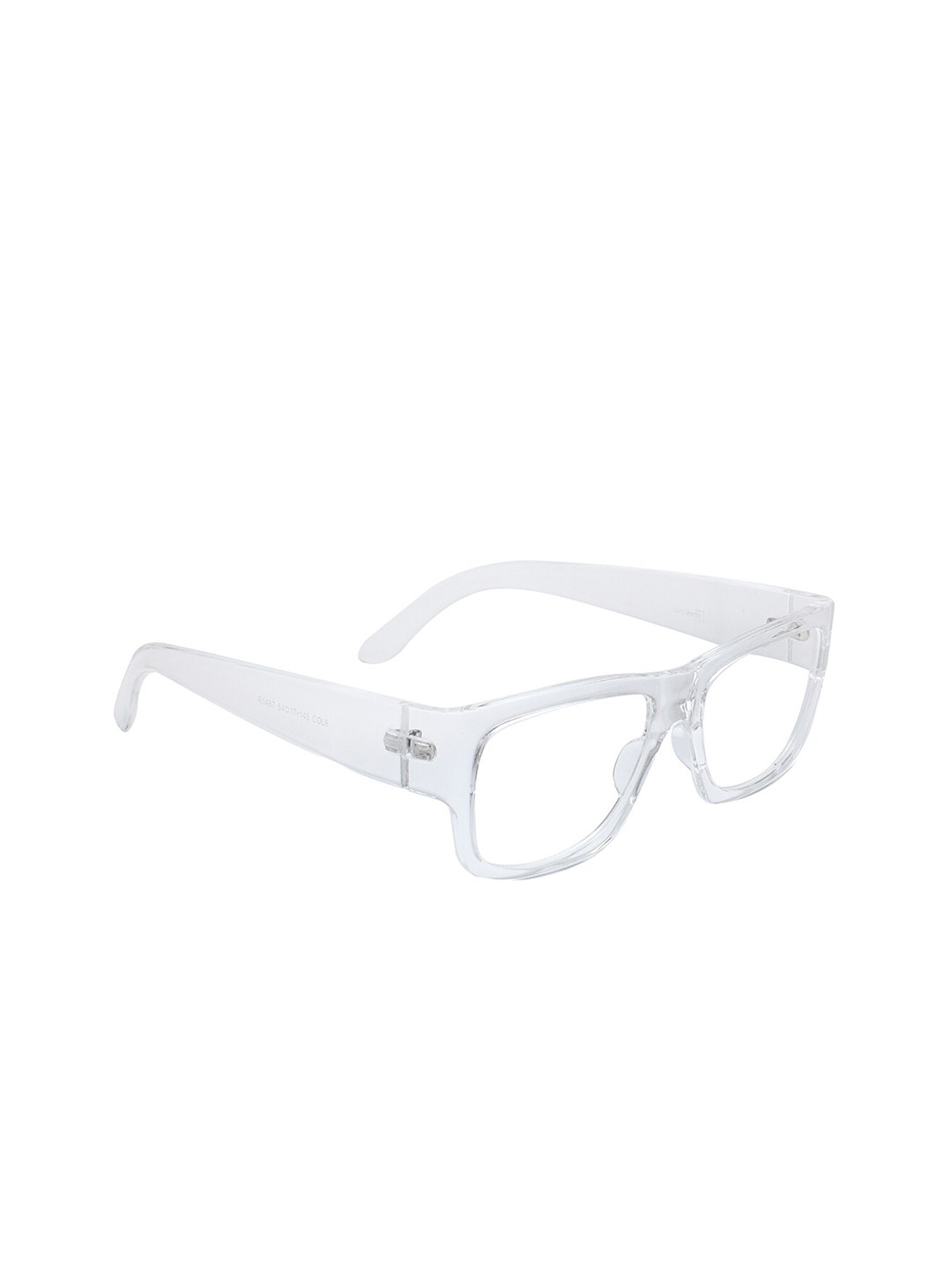 Peter Jones Eyewear Unisex Transparent Full Rim Light Blocking Square Frames 5487T