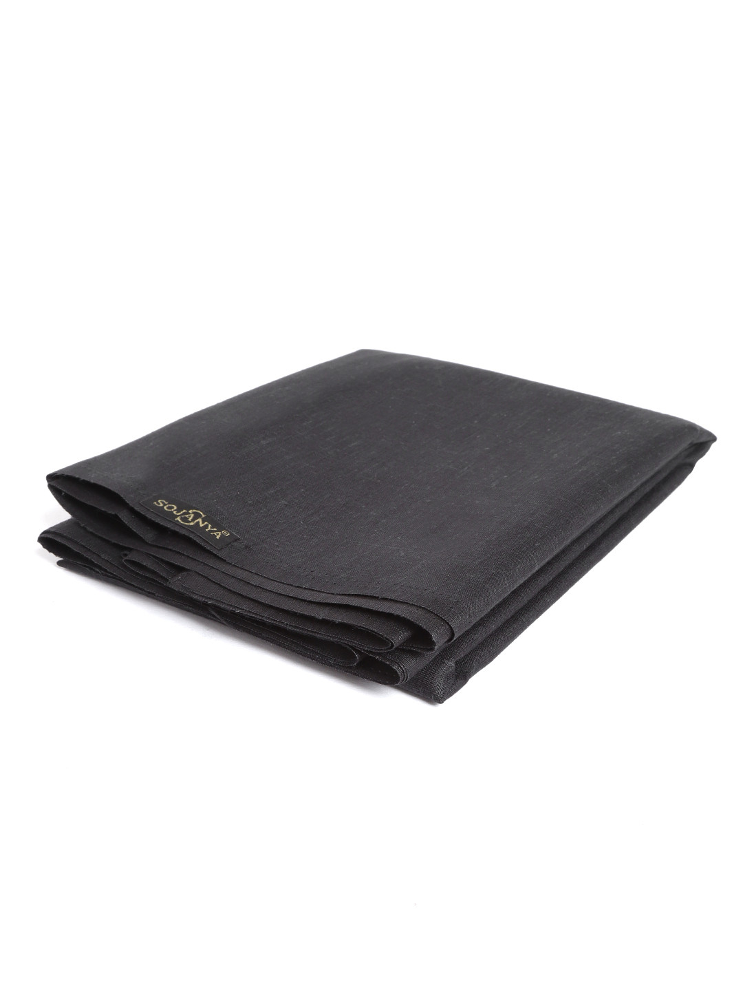 SOJANYA Men Black Cotton Unstitched Shirt Fabric