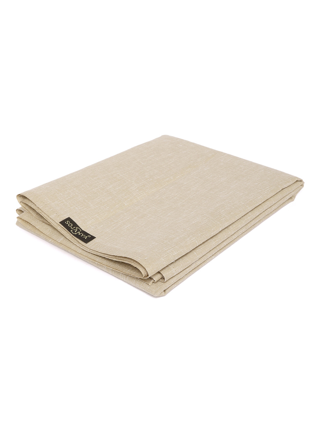 Sojanya Men Beige Cotton Linen Blend Unstitched Shirt Fabric 2.25 metres